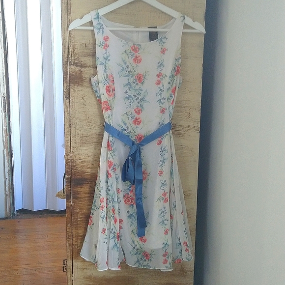 Disney Special Occasion Floral Mini Dress - Picture 1 of 6